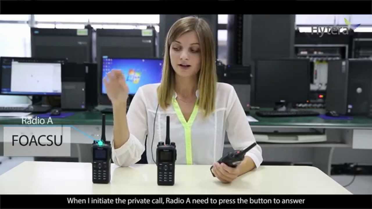 Hytera DMR Trunking System Feature Demo Video 2014