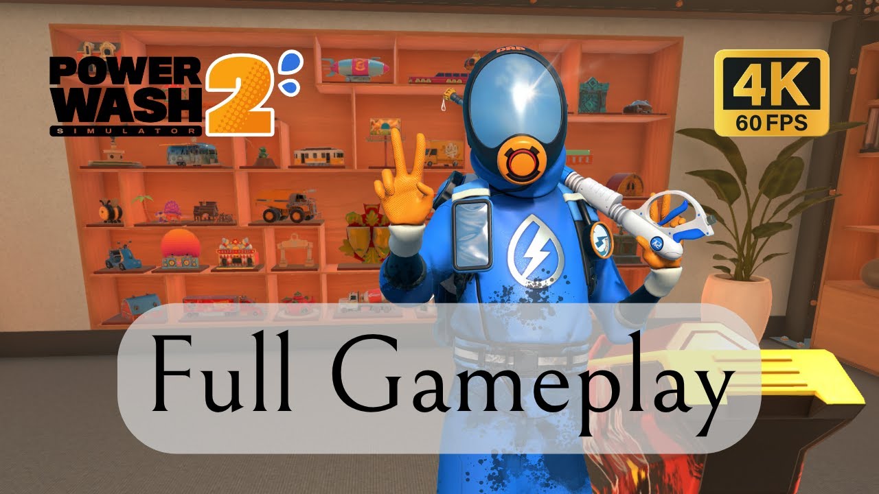 PowerWash Simulator 2 - Full Gameplay Part 2 (Mission 20-38) - No Commentary - [4K 60FPS]