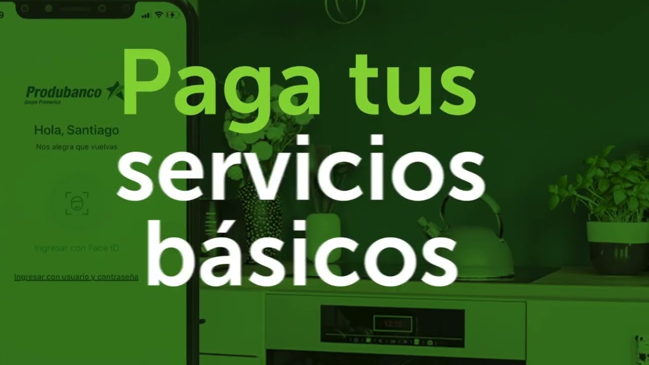 &iexcl;Paga tus servicios b&aacute;sicos desde Produbanco!