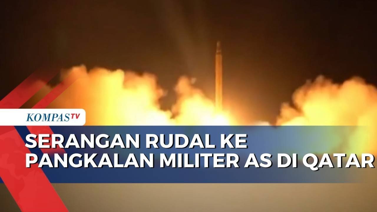 Detik-detik Iran Luncurkan Rudal Ke Pangkalan Militer AS di Qatar