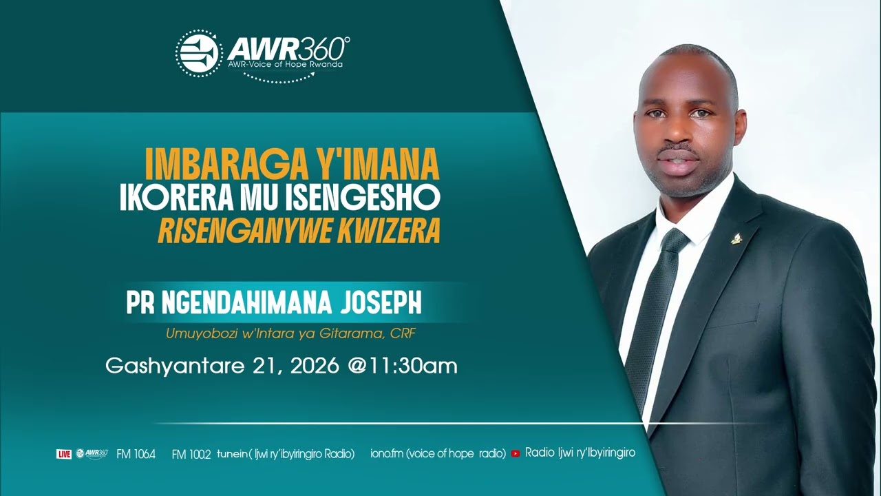 IMBARAGA Y'IMANA IKORERA MU ISENGESHO RISENGANYWE KWIZERA by Pr Ngendahimana Joseph