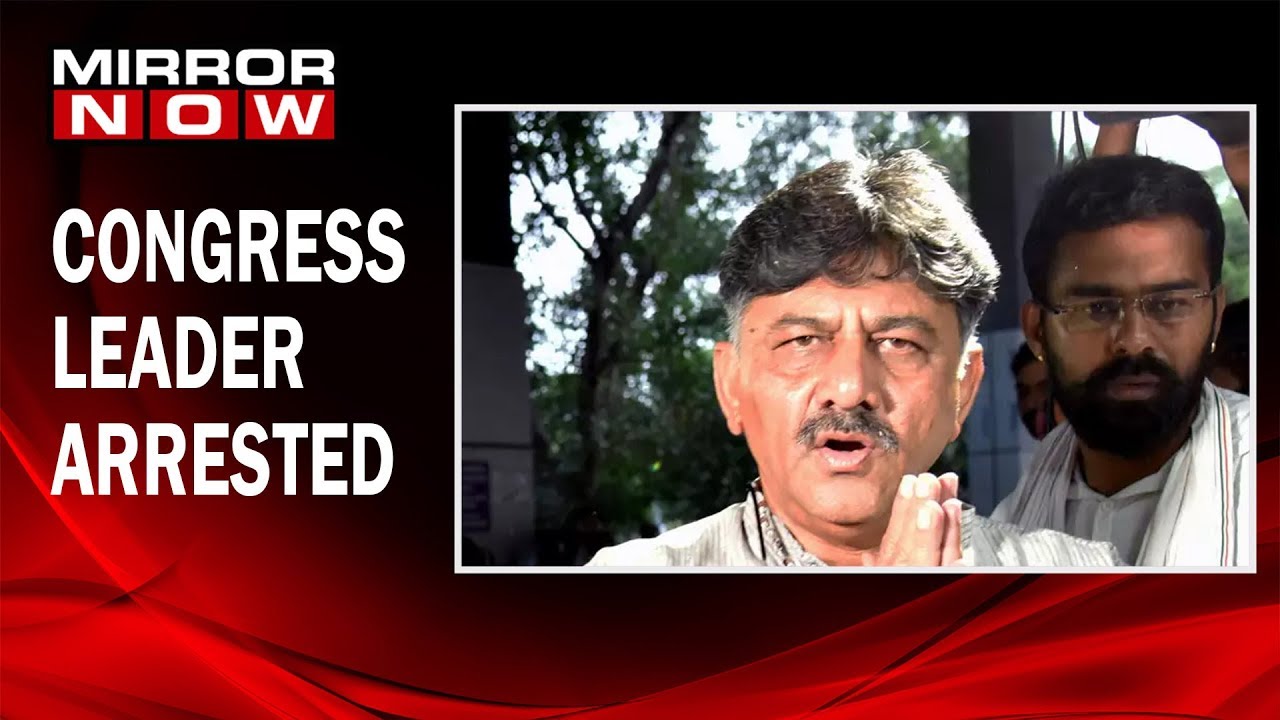 Congress leader DK Shivkumar arrested by ED in money laundering case