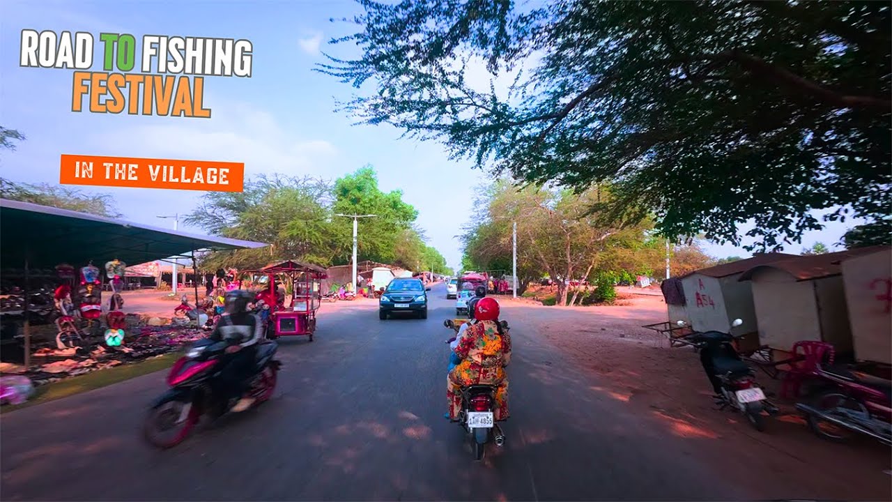Road to the Fishing Festival in the village Part 1
