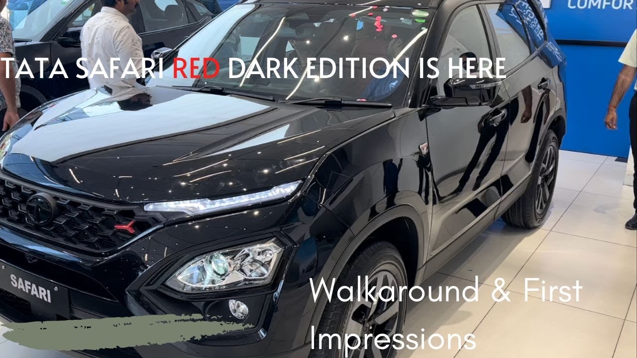 TATA Safari Red Dark Edition is Here 🔥🔥!| Vlog-9| Walkaround & 1st Impressions| Aditya Jaideep
