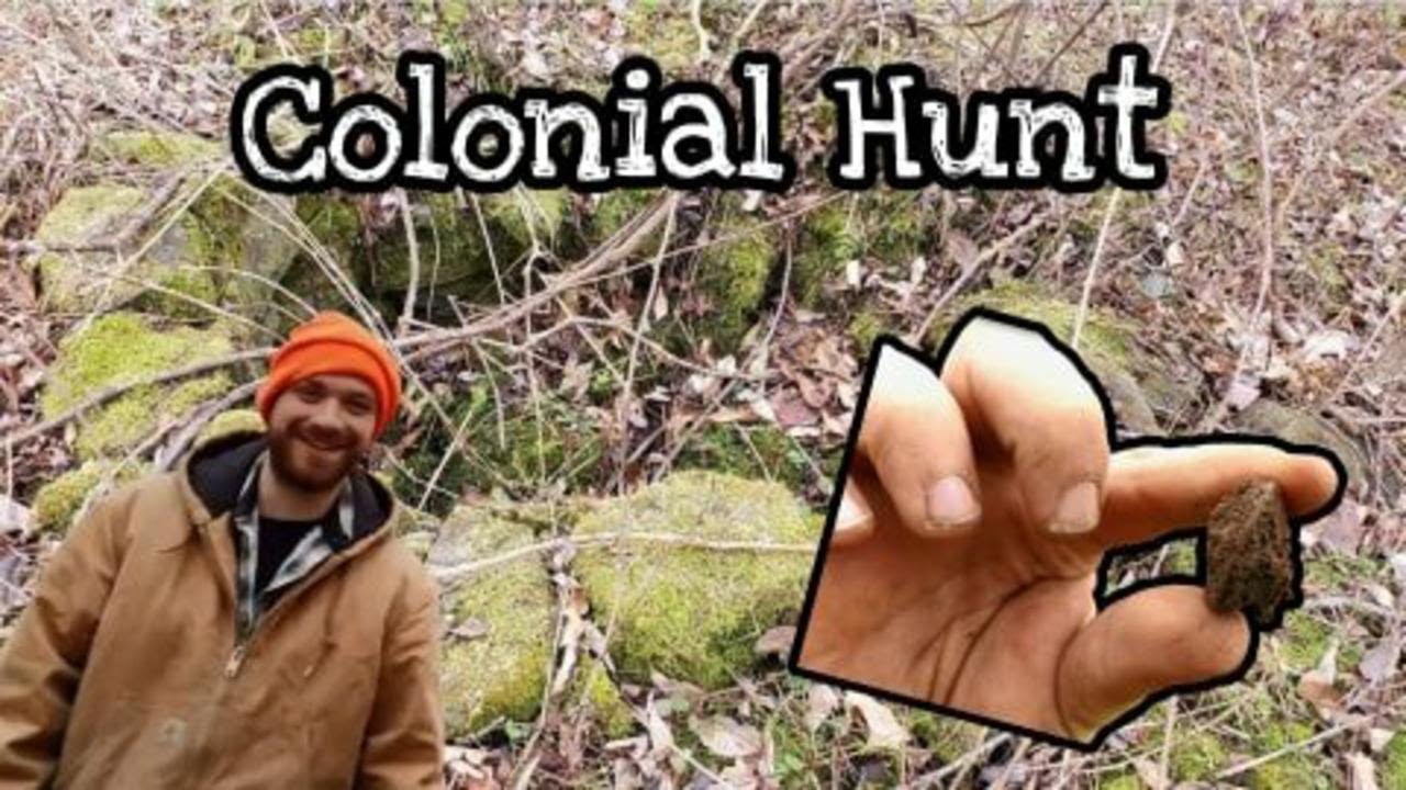Metal Detecting Old Foundations In The Woods and Colonial Home Sites!!!