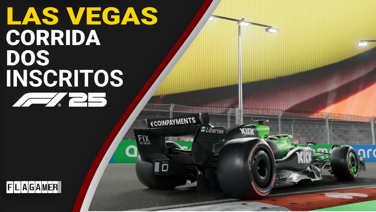 CORRIDA DOS INSCRITOS 2025 - LAS VEGAS - F1 25