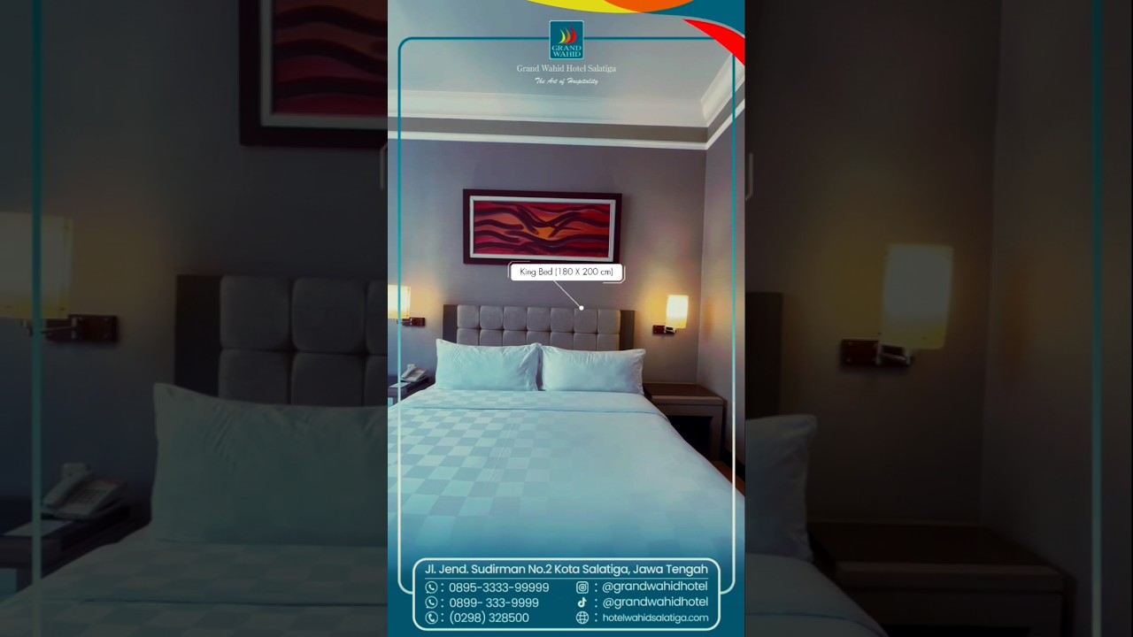 Seperti apa.sih kamar superior Di Grand Wahid Hotel Salatiga ? nih dia ... #hotel
