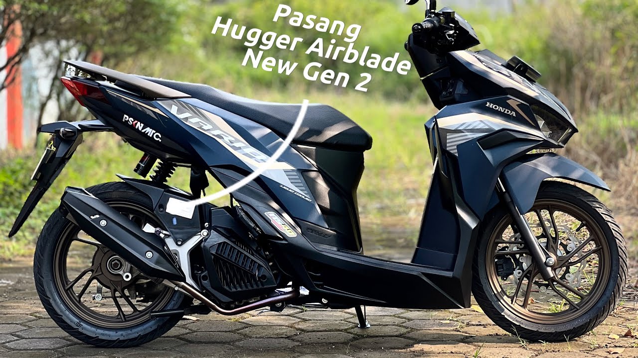 Tutorial cara pasang Hugger Airblade New di Honda Vario 125