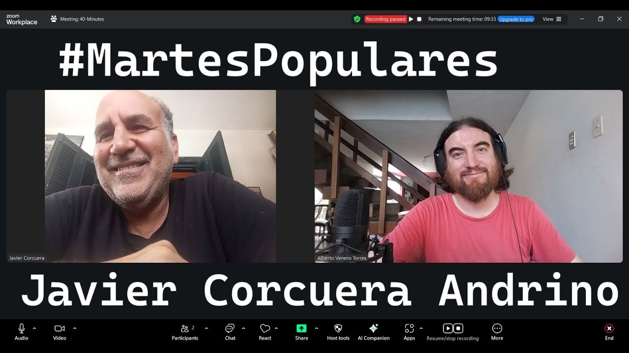 Javier Corcuera Andrino: “Intento hacer películas que no tengan fecha de caducidad”.