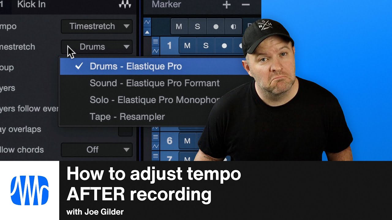 Как настроить темп ПОСЛЕ записи | PreSonus