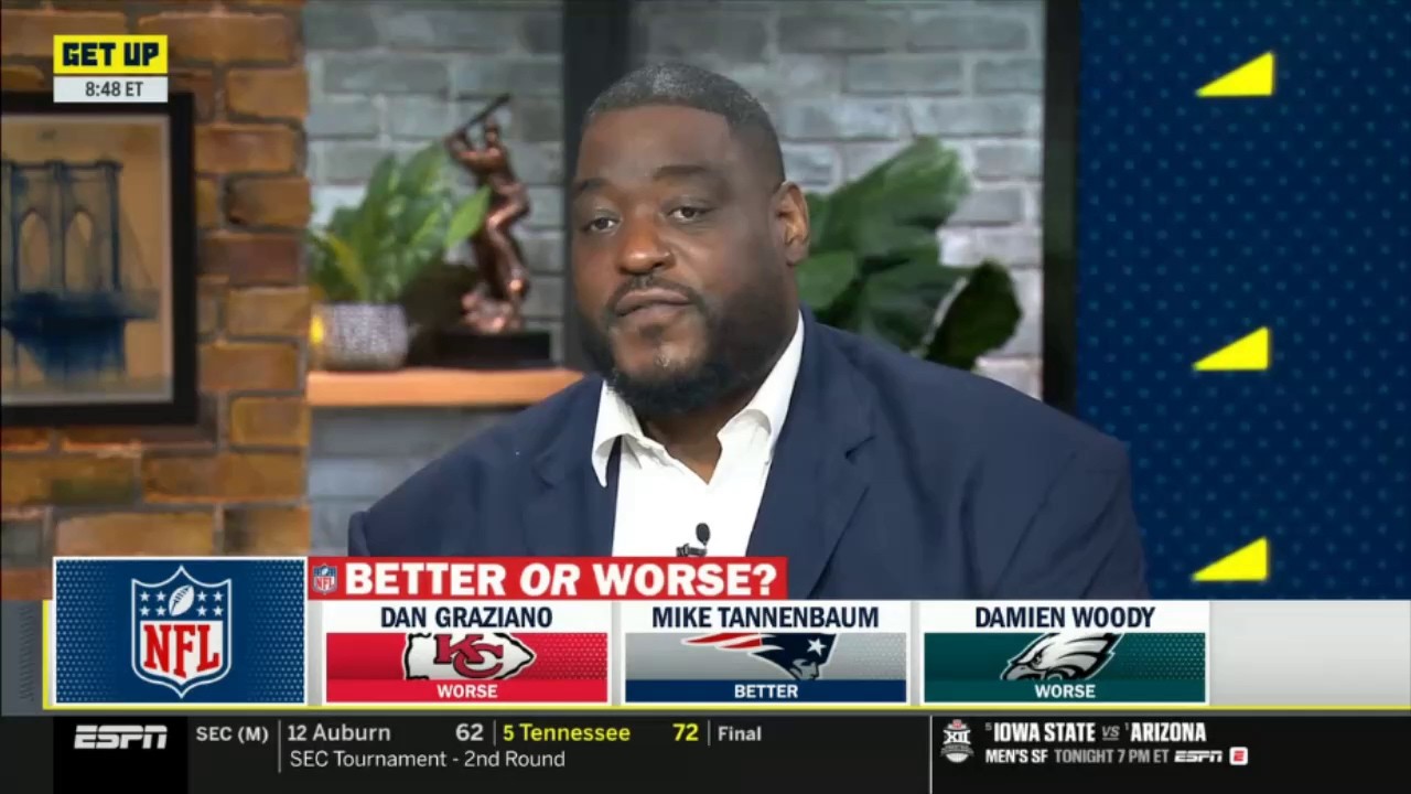 GET UP | Damien Woody claims Eagles and Chiefs lost in NFL Free Agency: Their lineup couldn't go far