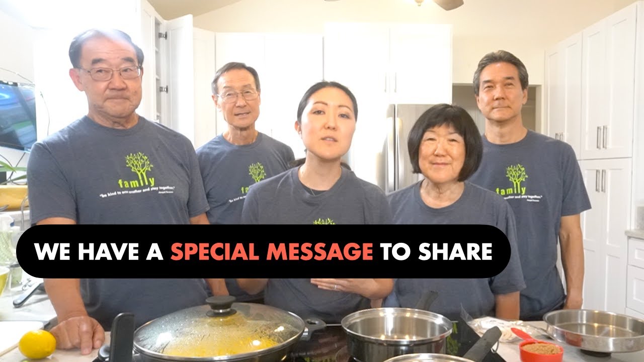 Special Message from Us, Sushi Making, Uncle's Spare Ribs, Christmas Eve Dinner, Family Tribute