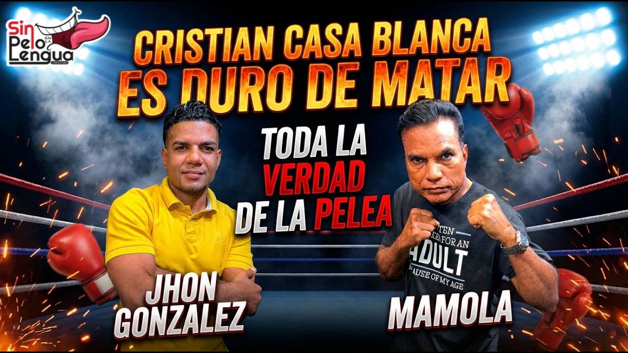 CRISTIAN CASA BLANCA ES DURO DE MATAR | Toda la verdad de la pelea #sinpeloenlalengua