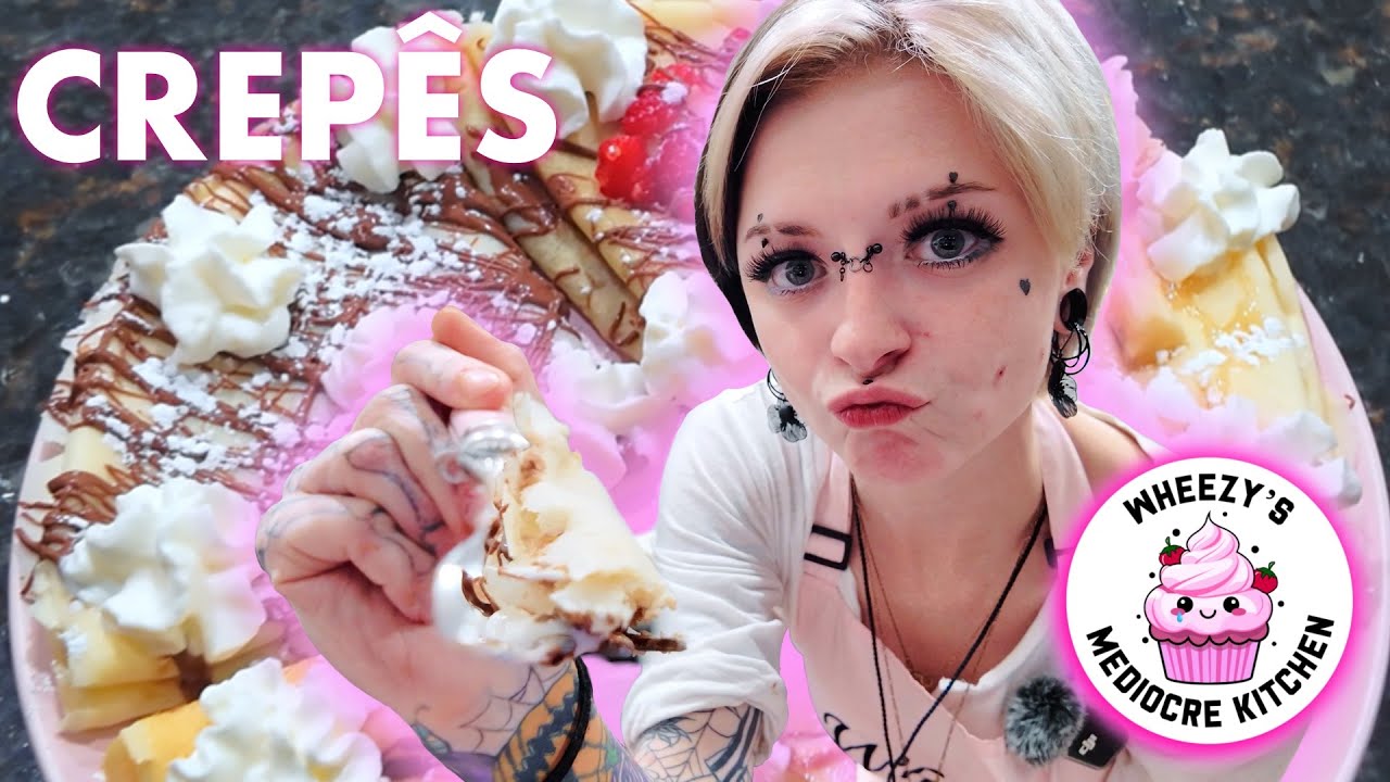 BAKE With Me: Crêpes! - *FOR REAL* - NotEasyBeinWheezy