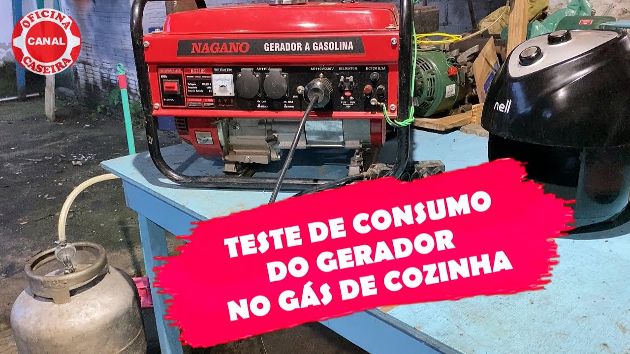 MAIS UM TESTE DE CONSUMO DO GERADOR DE ENERGIA NO GÁS DE COZINHA. VALE A PENA?