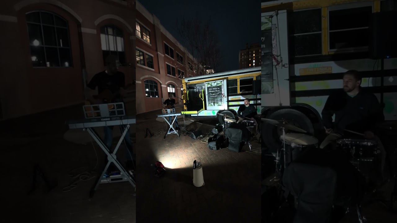 Another impromptu jam ft. guy traveling for work, walking up and playing drums