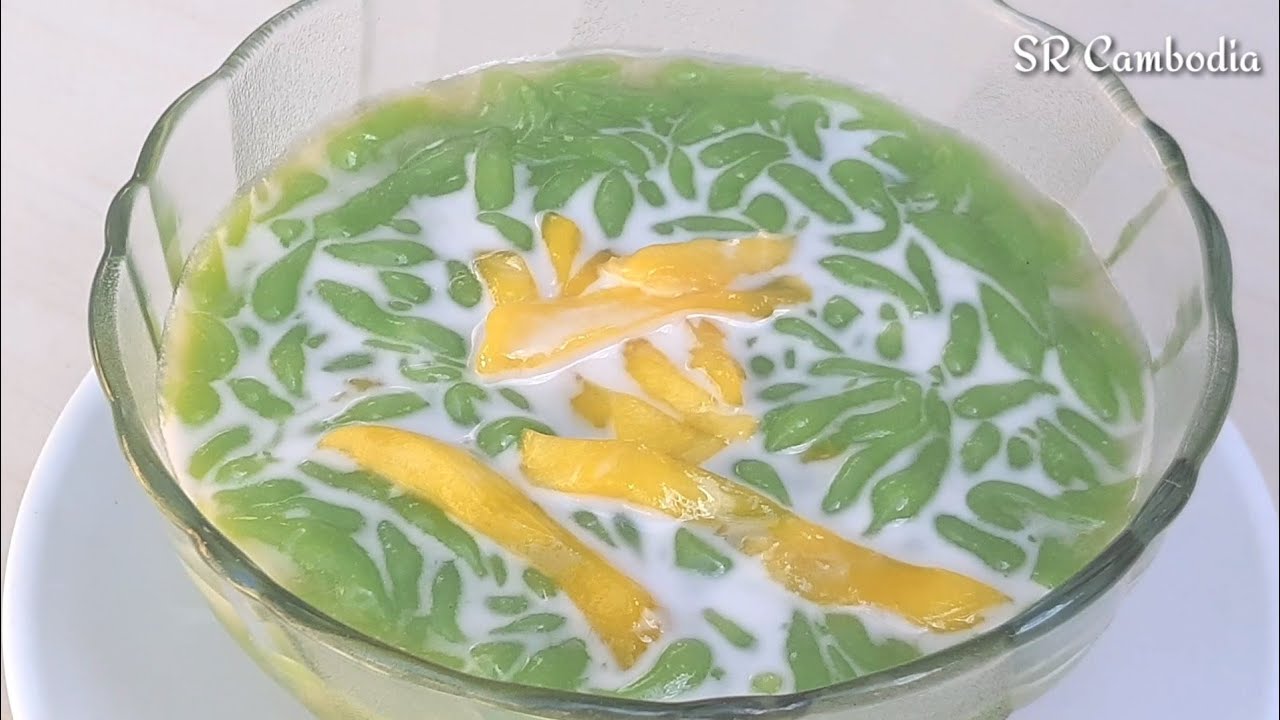 វិធីធ្វើ បង្អែមលតអង្ករ | Pandan Noodles with Palm Sugar/ Khmer Dessert