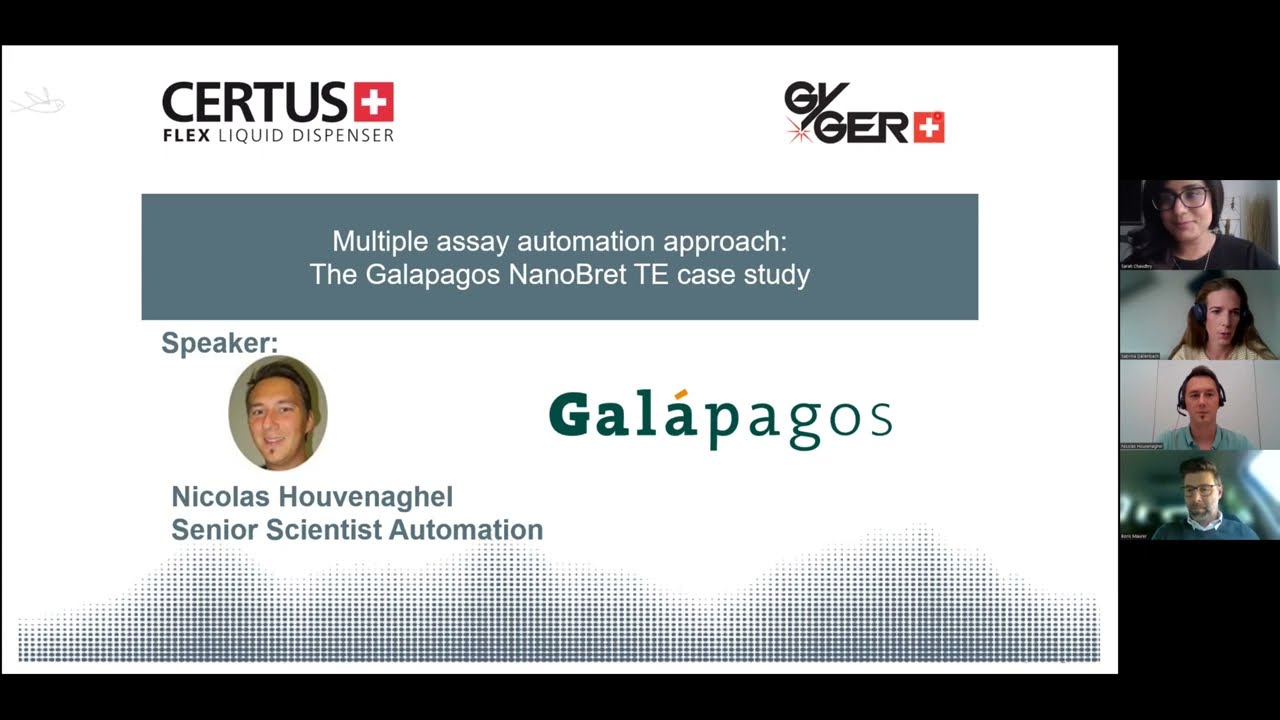 Multiple assay automation approach: The Galapagos NanoBret TE case study
