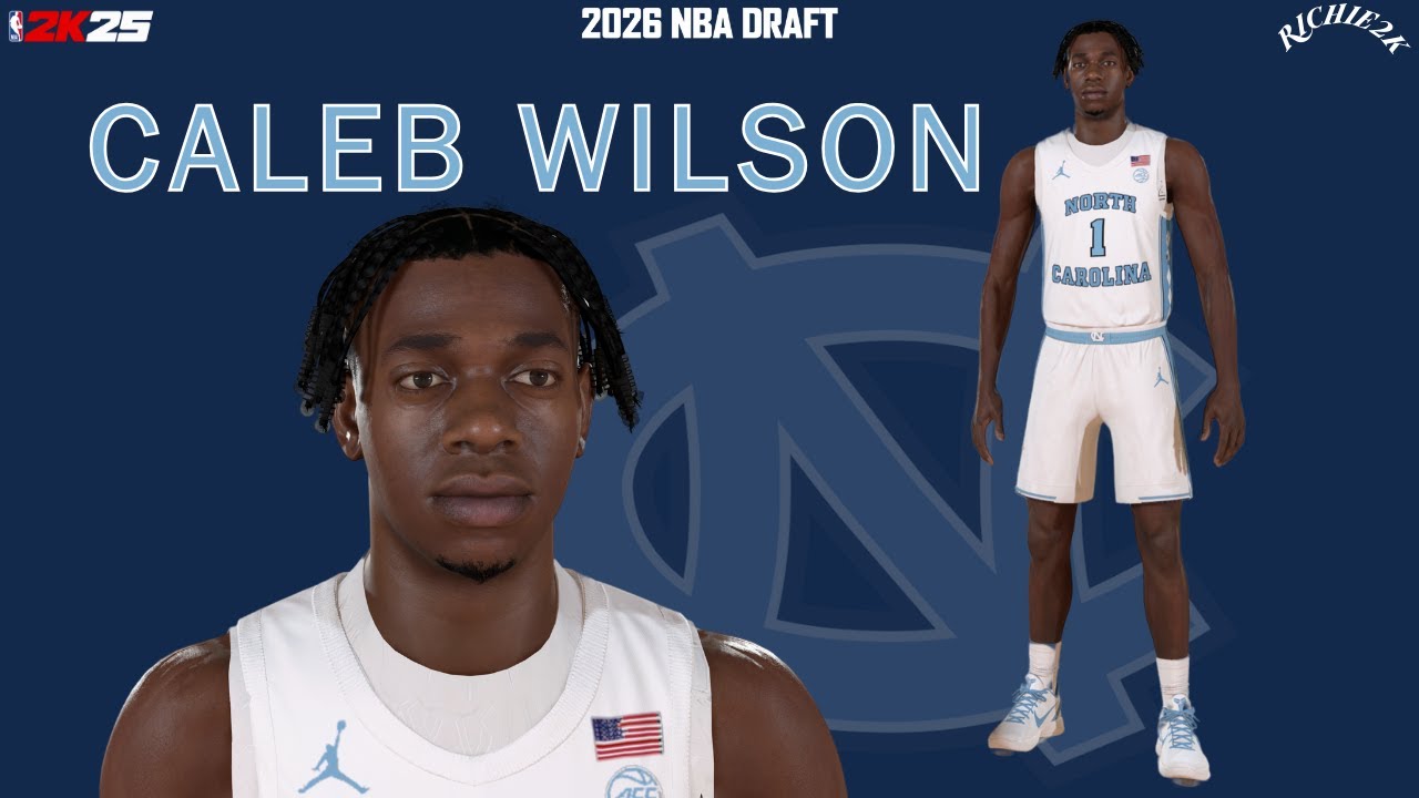 Caleb Wilson Face Creation in NBA 2K25