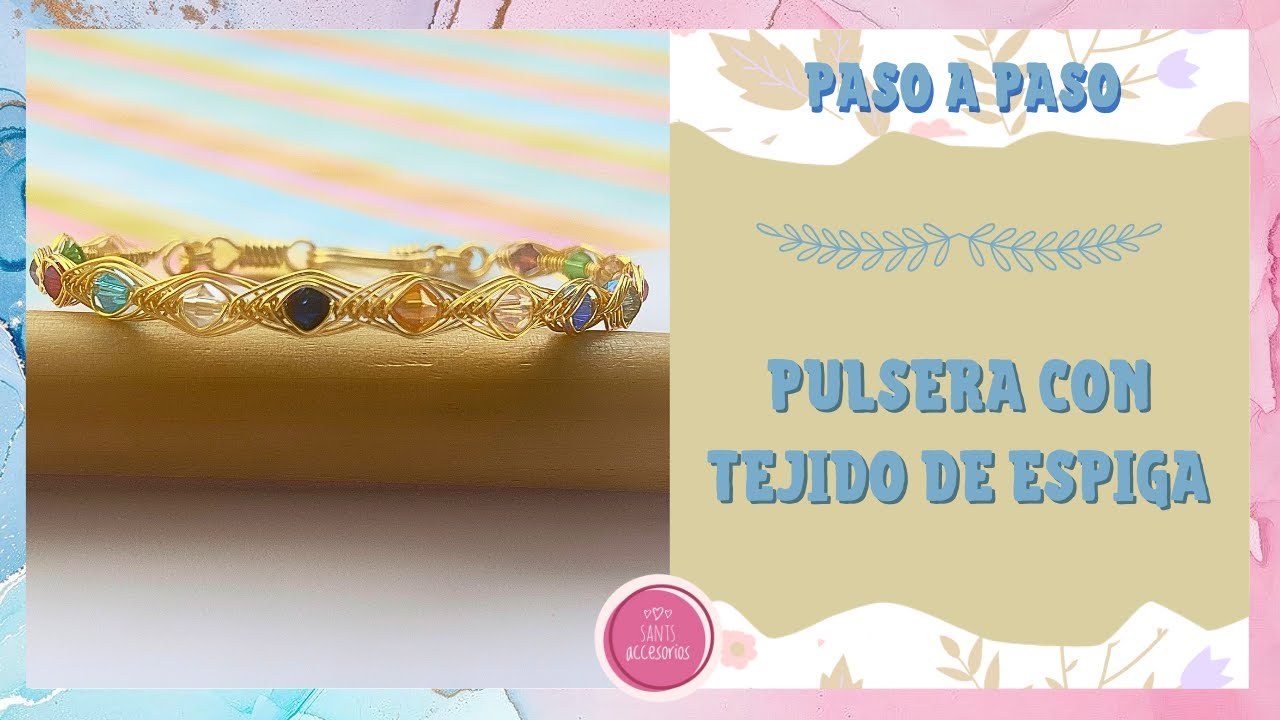 ¡¡¡Fácil!!! Aprende a Hacer está Pulsera con tejido de espiga