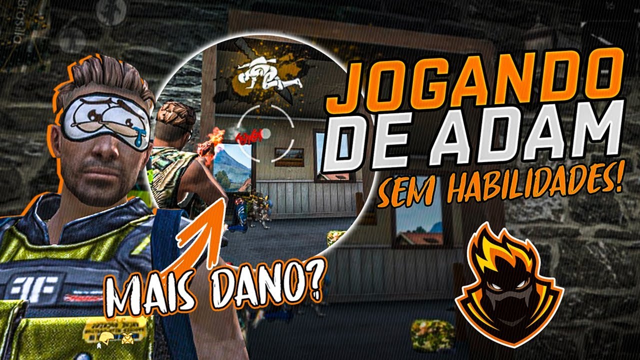 JOGUEI SOLO VS DUO DE ADAM, ELE DÁ MAIS DANO? FREE FIRE