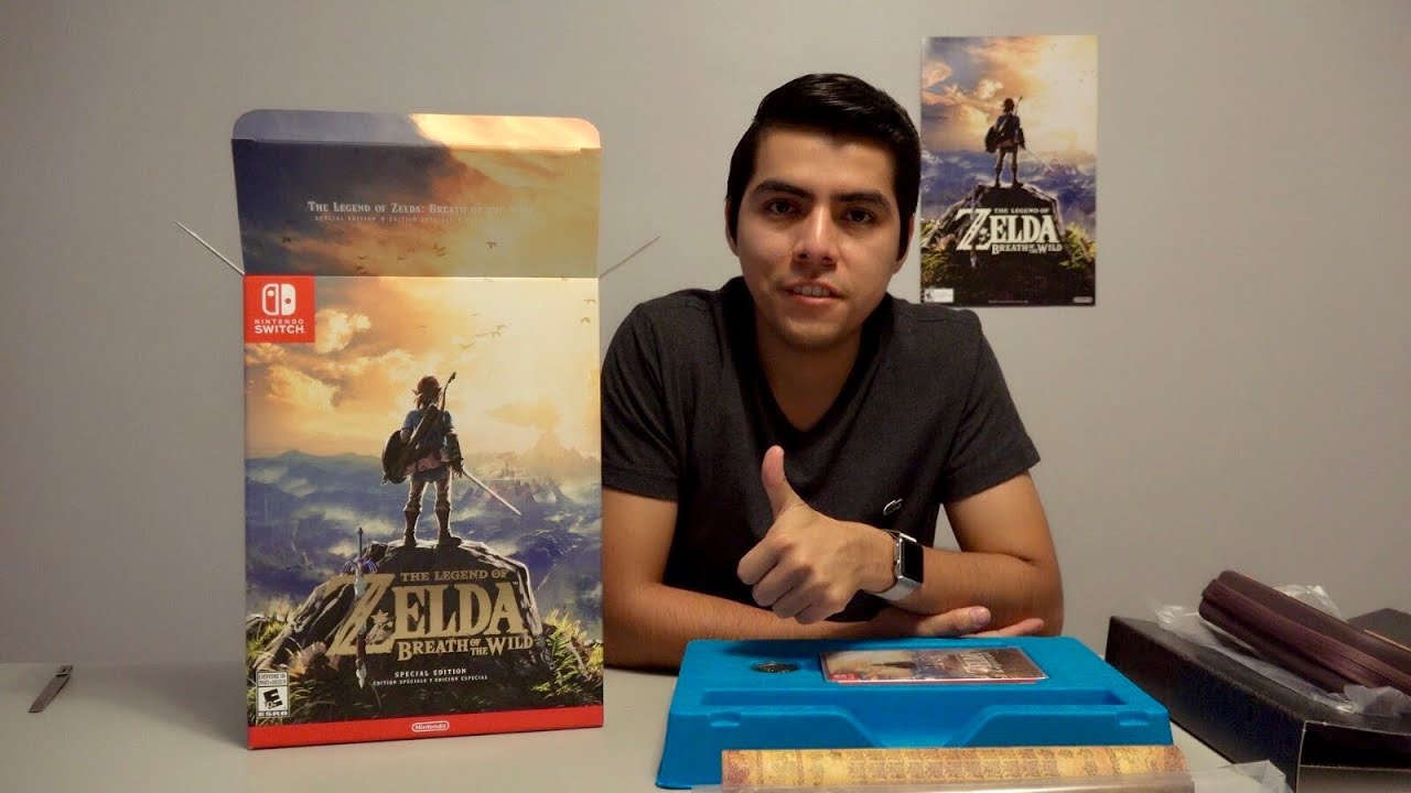 The Legend Of Zelda Breath of the Wild [Switch] - Unboxing (Spanish Latin America)