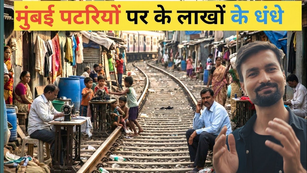 Mumbai Slum Life on the Railway Edge