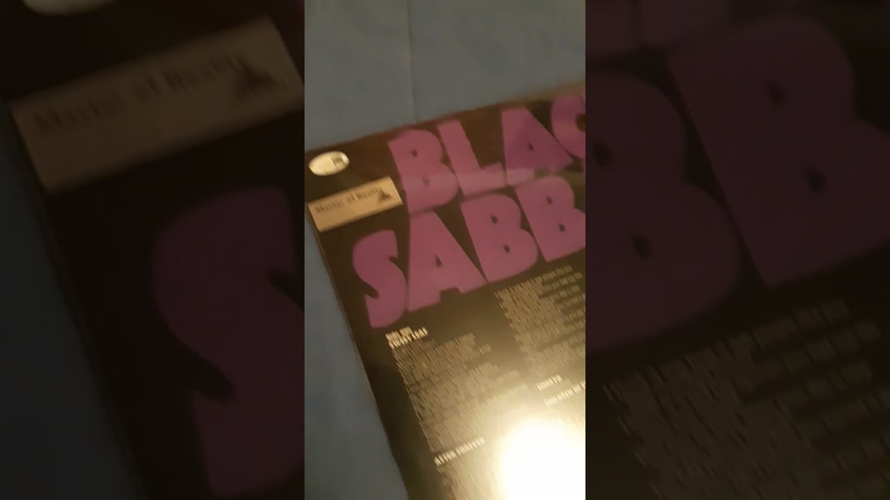 Master Of Reality Signed by Geezer Butler! Black Sabbath! #Blacksabbath #metalmusic #geezerbutler