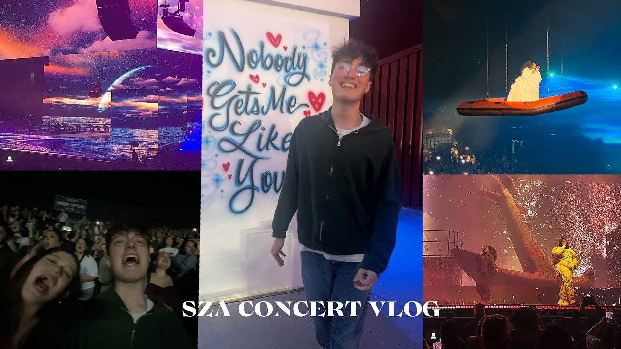 SZA SOS CONCERT VLOG IN LA: concert outfit idea, full experience & guests LIZZO and phoebe bridgers