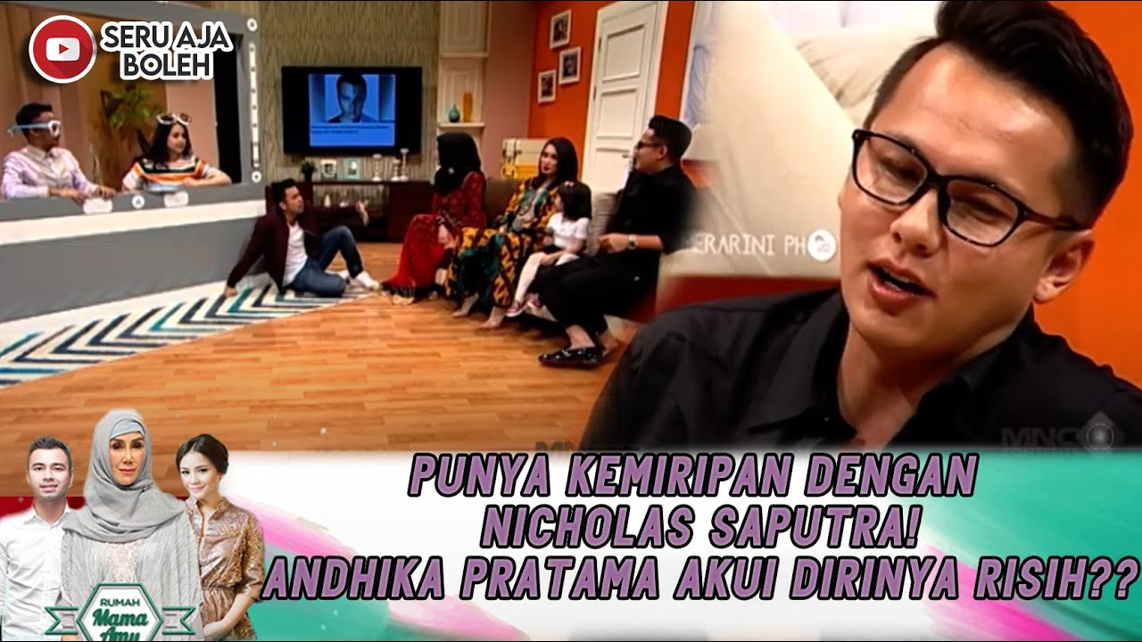 PUNYA KEMIRIPAN DENGAN NICHOLAS SAPUTRA! ANDHIKA PRATAMA AKUI DIRINYA RISIH?? - RUMAH MAMA AMY