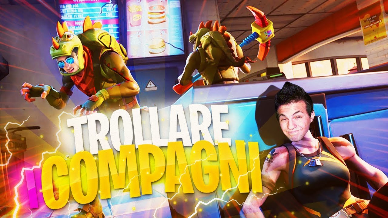 TROLLARE I COMPAGNI SU FORTNITE con Marza Mollu e Power