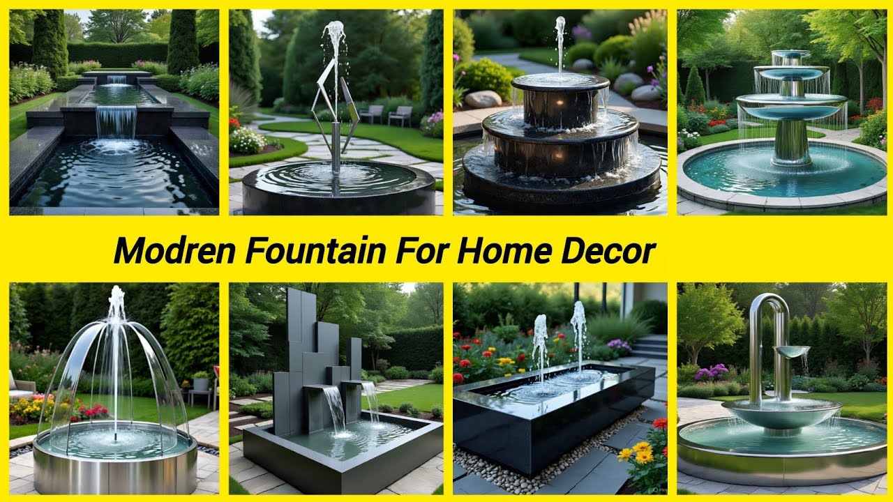 Modren Fountain Designs | Transform your space with stunning modern fountain designs