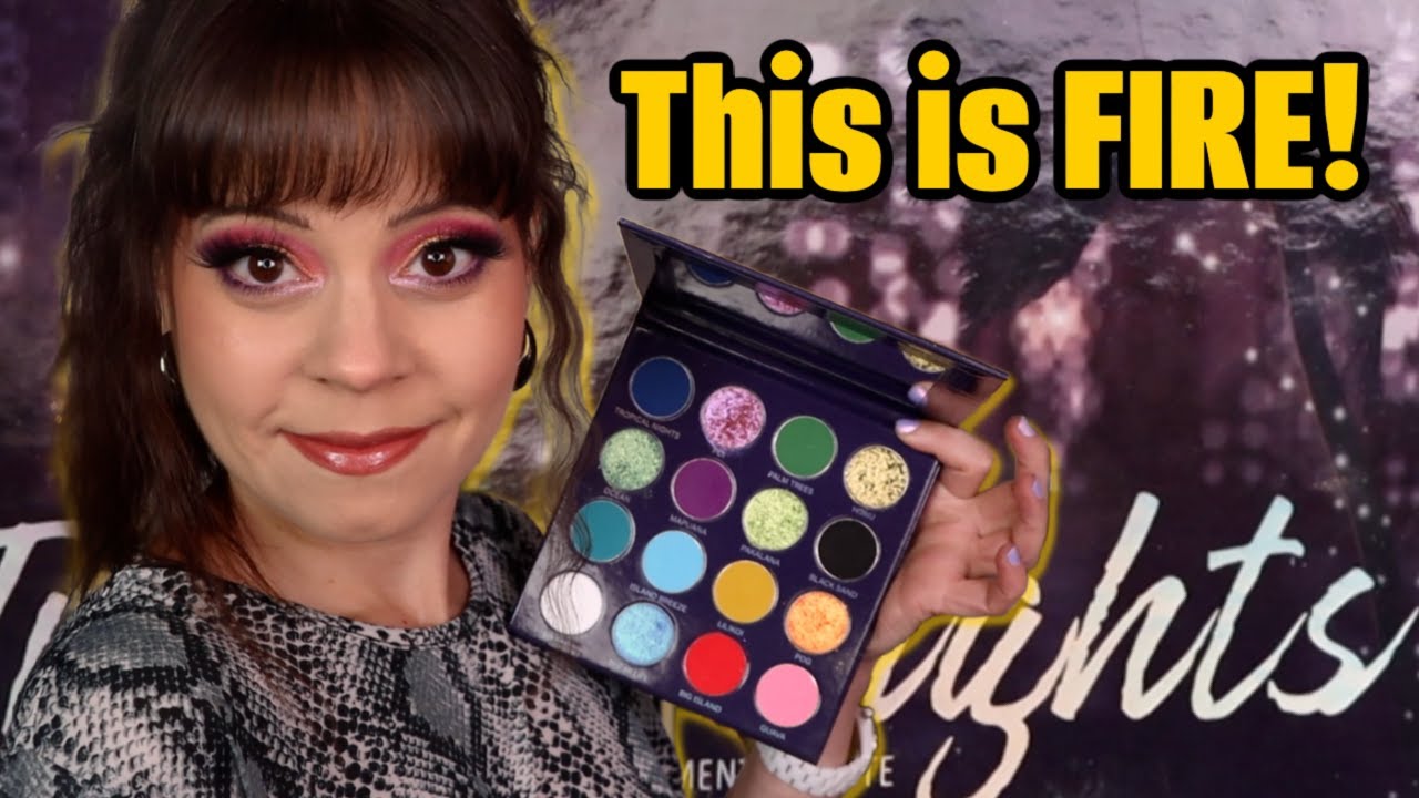 ItsBel Cosmetics is back with a banger! Tropical Nights palette, collabwith Bri C beauty!