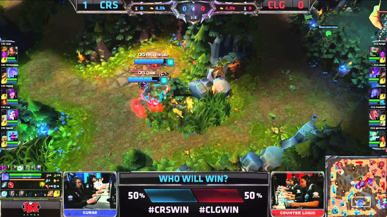 CRS vs CLG - 2014 NA LCS Summer Playoff Quarterfinals G2
