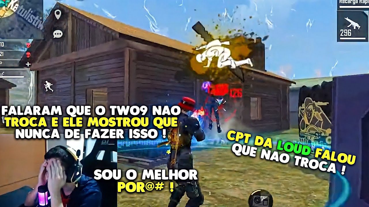 FARPARAM O TWO9 E ELE MOSTROU POR QUE NUNCA DEVEM FAZER ISSO - NO 4v4 APOSTADO COM MUITAS FARPAS!