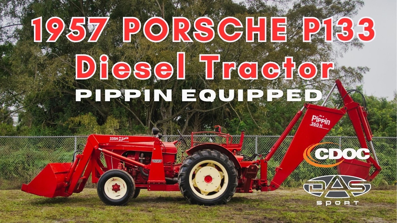 1957 Porsche P133 Diesel Tractor : Pippin Equipped