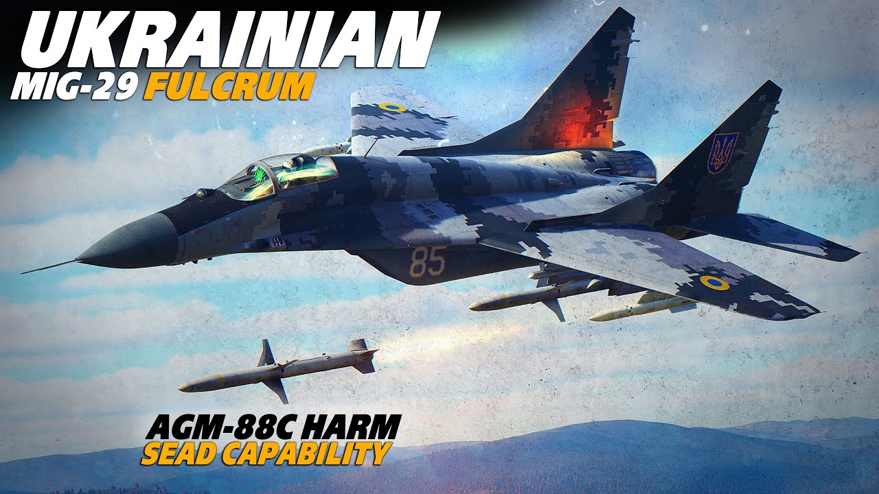 Миг-29 Fulcrum AGM-88 HARM | SEAD | Цифровой боевой симулятор | DCS |