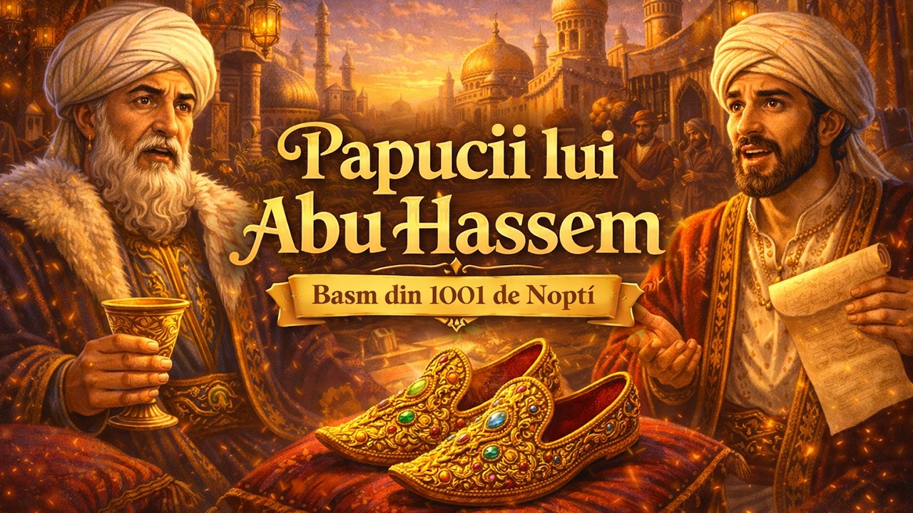 Papucii lui Abu Cassem: Blestemul lăcomiei - (basm din 1001 de nopti) | Colectia de basme orientale🐪