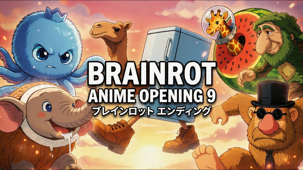 BRAINROT: ANIME OPENING | Official Music Video 9