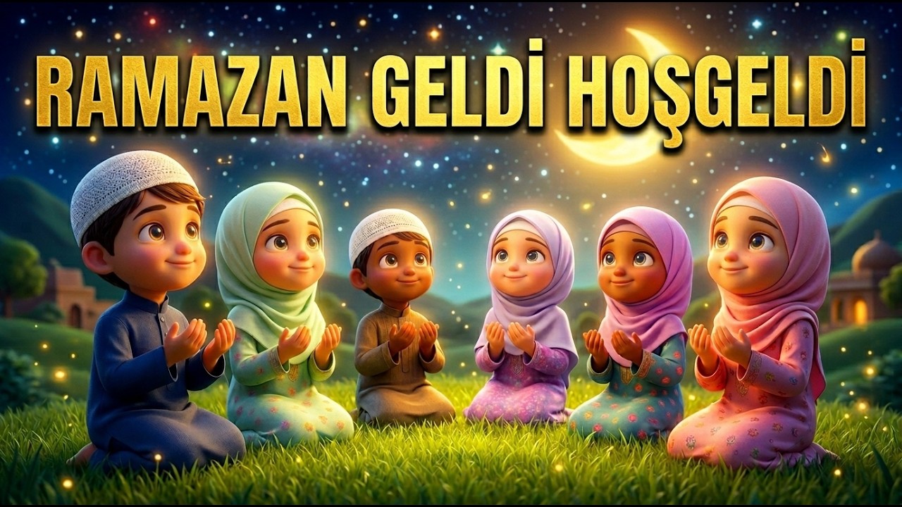 Ramazan Geldi Hoş Geldi | Miniklere Özel Ramazan İlahisi #ramazan #ilahi #ramzanmubarak #ramadan