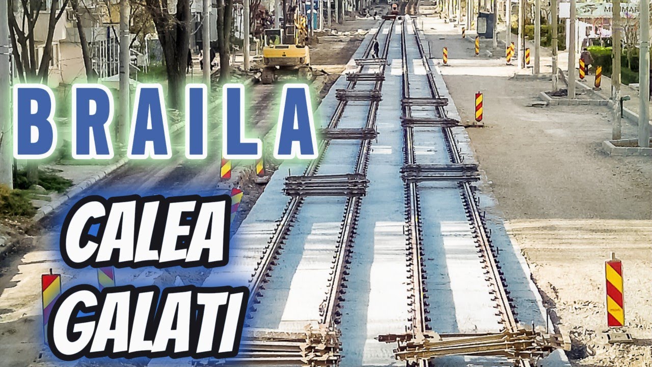 BRAILA se modernizeaza - reabilitare Calea Galati #2024   #primariabraila filmare 27.03.2024