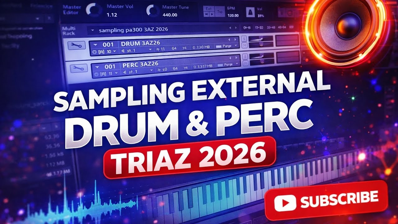 SET TRIAZ 2026 korg pa300 pa600 | External Sampling Drum & Percussion (Kontakt)
