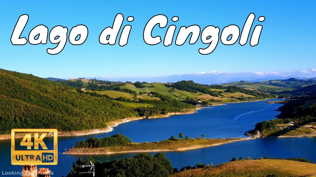 Lago di Cingoli ( Macerata - Marche - Italy ) Ultra HD 4K
