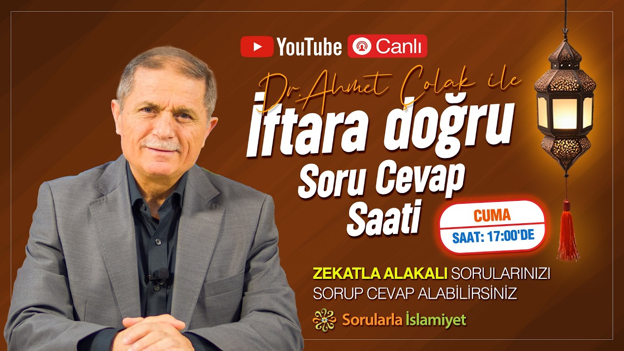 Konumuz: Zekat -Soru&Cevap Saati 06 Mart | Dr. Ahmet Çolak