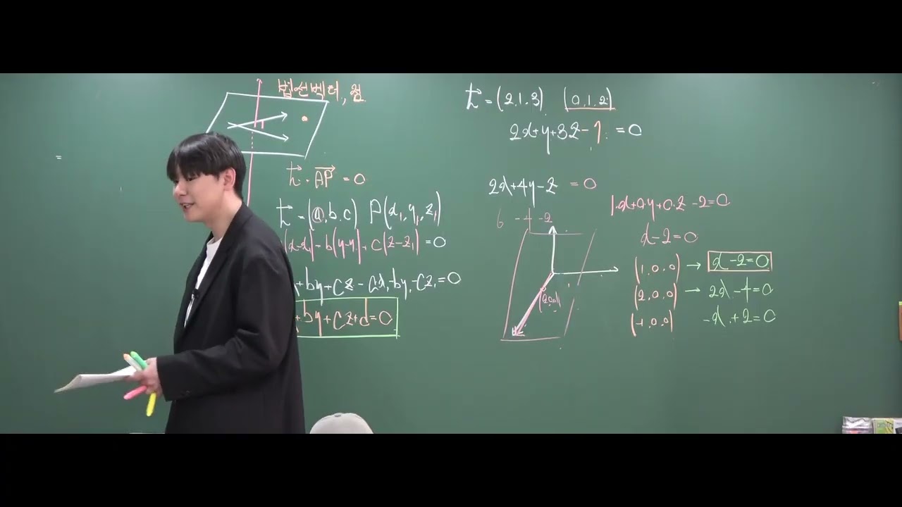 기하 평면의 방정식 (1)