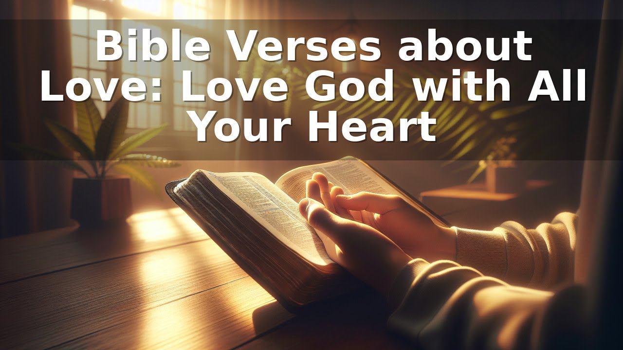 Bible Verses about Love: Love God with All Your Heart