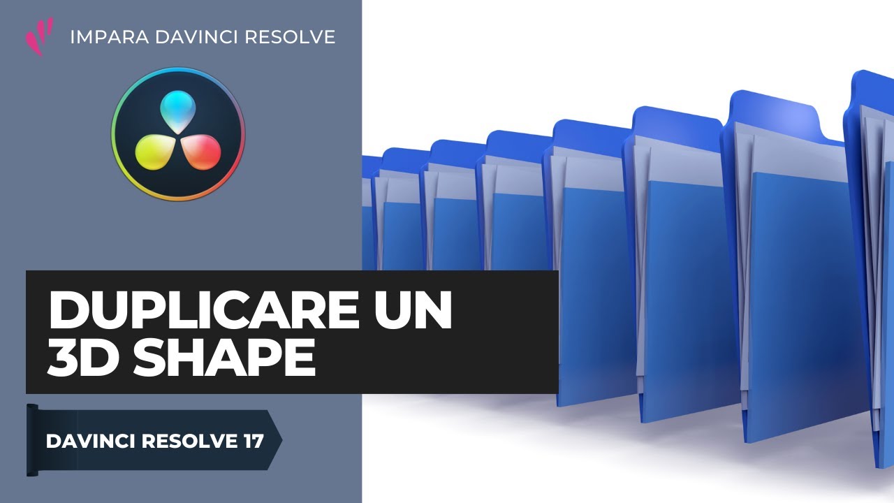Duplicare un 3D Shape | Fusion | Davinci Resolve ITA