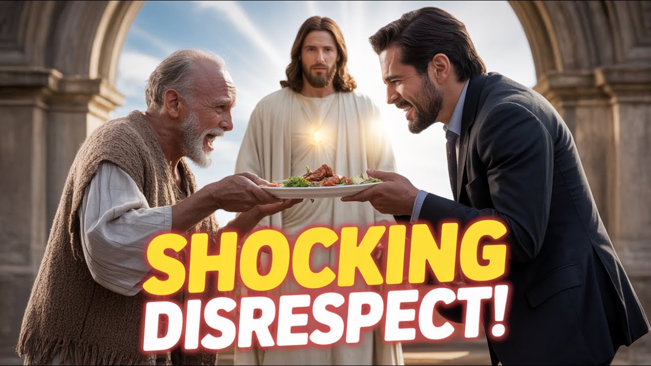 Milionário DESRESPEITA a comida de um idoso faminto – E Jesus dá uma LIÇÃO poderosa - História Ver