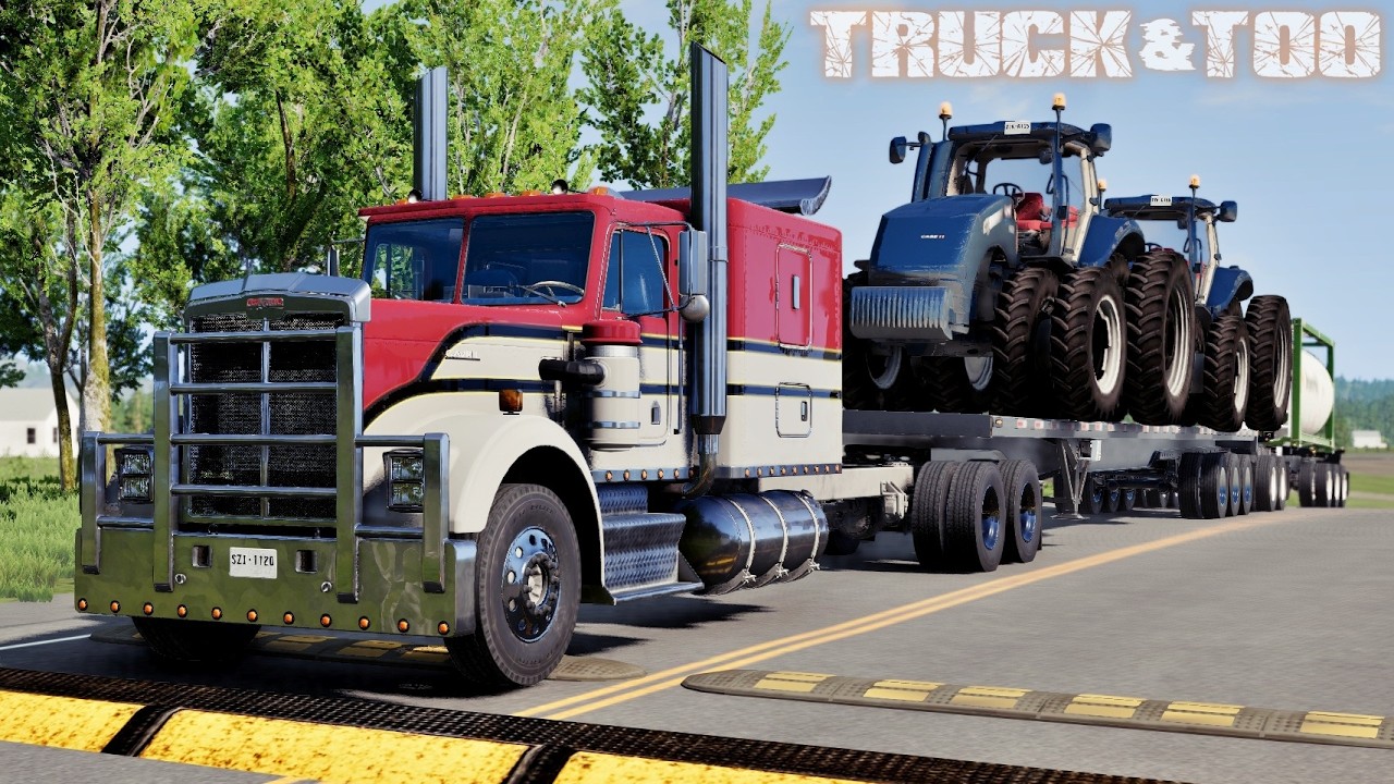 Trucks vs Speed Bumps SPECIAL #10 | BeamNG Drive - Long Video |🤜 Truck &Too