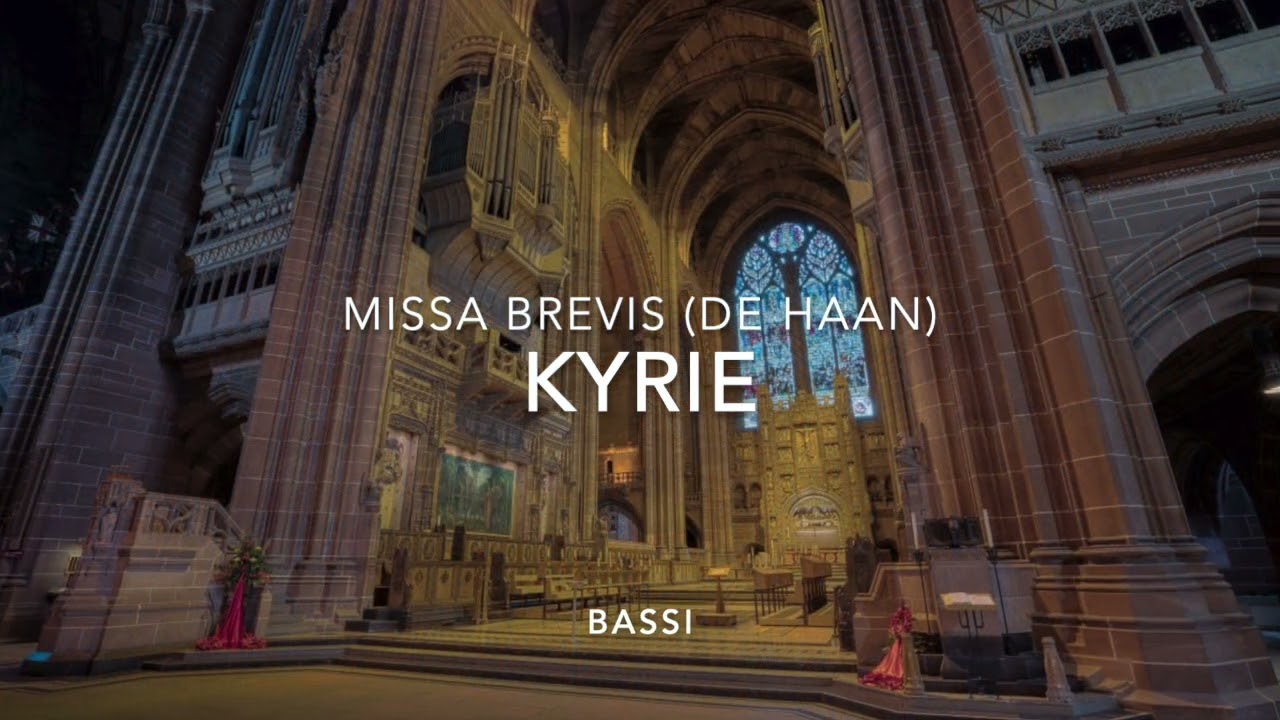 KYRIE | BASSI | Missa Brevis (De Haan) Base musicale